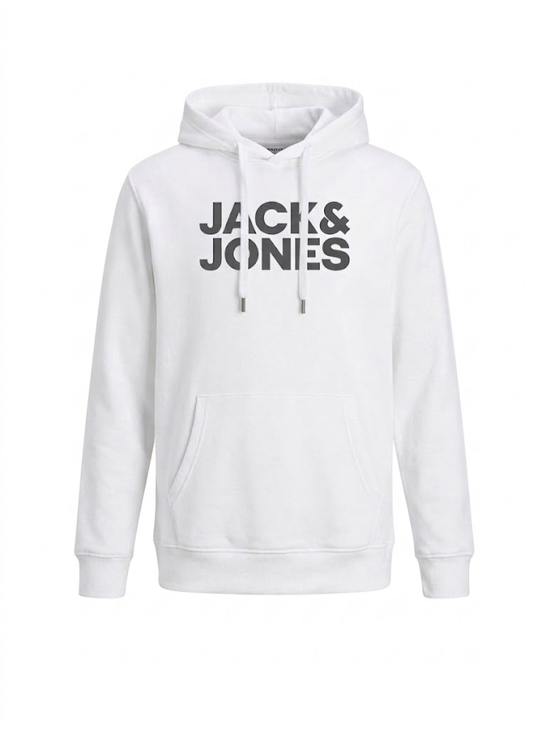 Buzo Canguro Jack & Jones Blanco