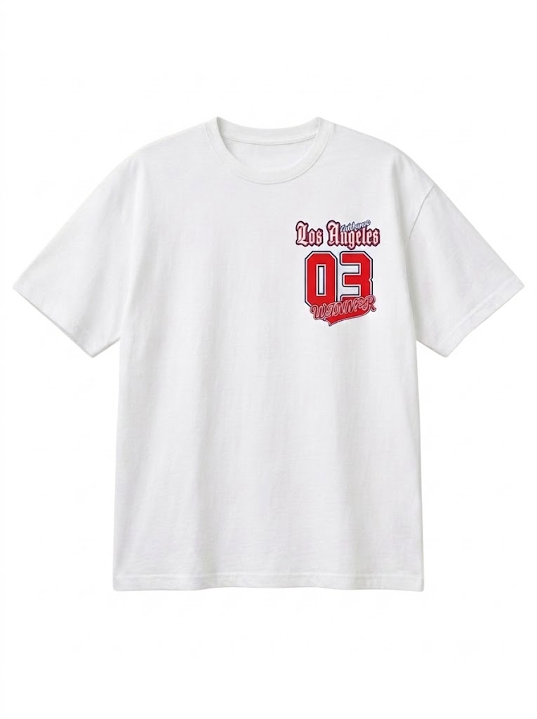 Remera Oversize LOS ANGELES